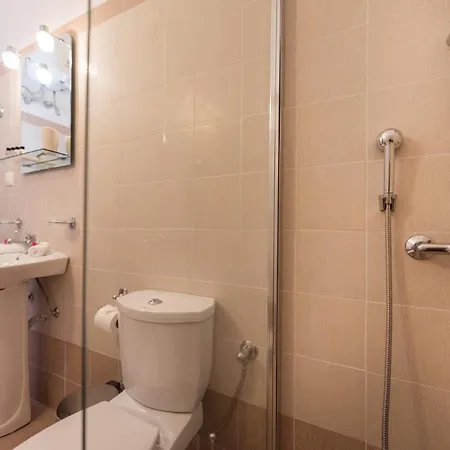 Amazing Santorini 1 Bedroom Gray With Spacious Terrace Featuring Sea Views 피르고스
