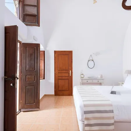 빌라 Amazing Santorini 1 Bedroom Gray With Spacious Terrace Featuring Sea Views
